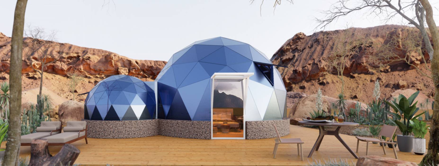 临安市球形智能光伏玻璃星空房